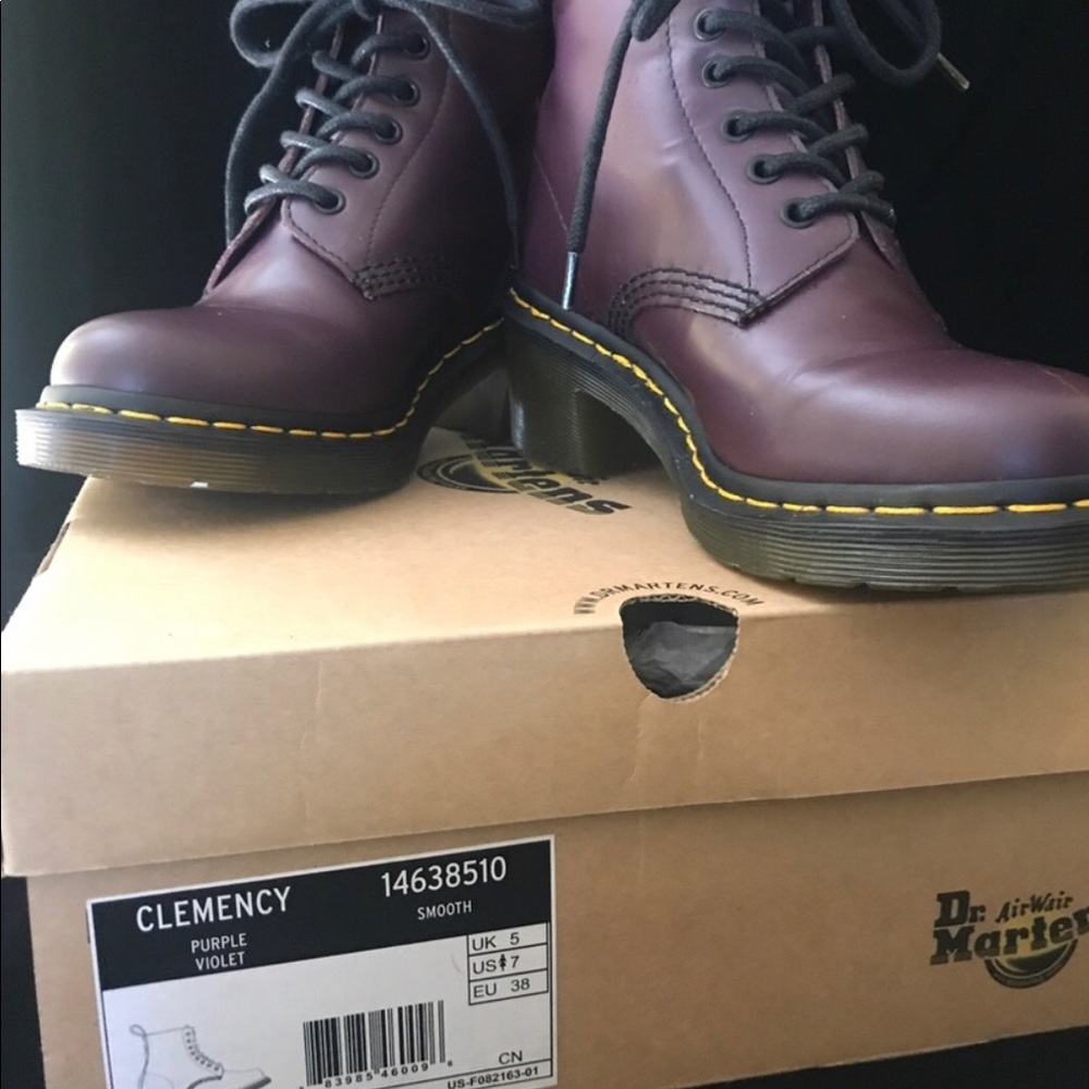 💜DR MARTENS💜 Clemency Purple Boots - Picture 5 of 6